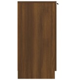 vidaXL Schoenenkast 59x35x70 cm bewerkt hout bruineikenkleurig