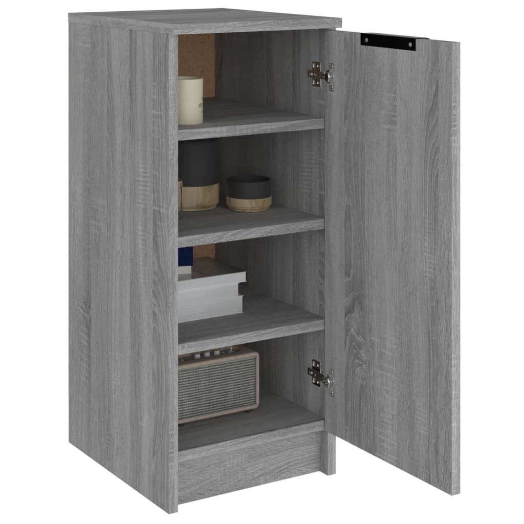 vidaXL Schoenenkast 30x35x70 cm bewerkt hout grijs sonoma eikenkleurig