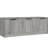 VidaXL Tv-meubel 102x35x36,5 cm bewerkt hout grijs sonoma eikenkleurig