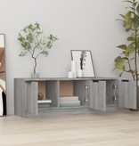 VidaXL Tv-meubel 102x35x36,5 cm bewerkt hout grijs sonoma eikenkleurig
