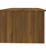VidaXL Salontafel 102x50x36 cm bewerkt hout bruineikenkleurig