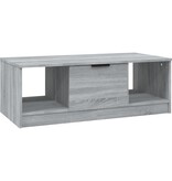 VidaXL Salontafel 102x50x36 cm bewerkt hout grijs sonoma eikenkleurig