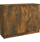 VidaXL Dressoir 90,5x30x70 cm bewerkt hout gerookt eikenkleurig