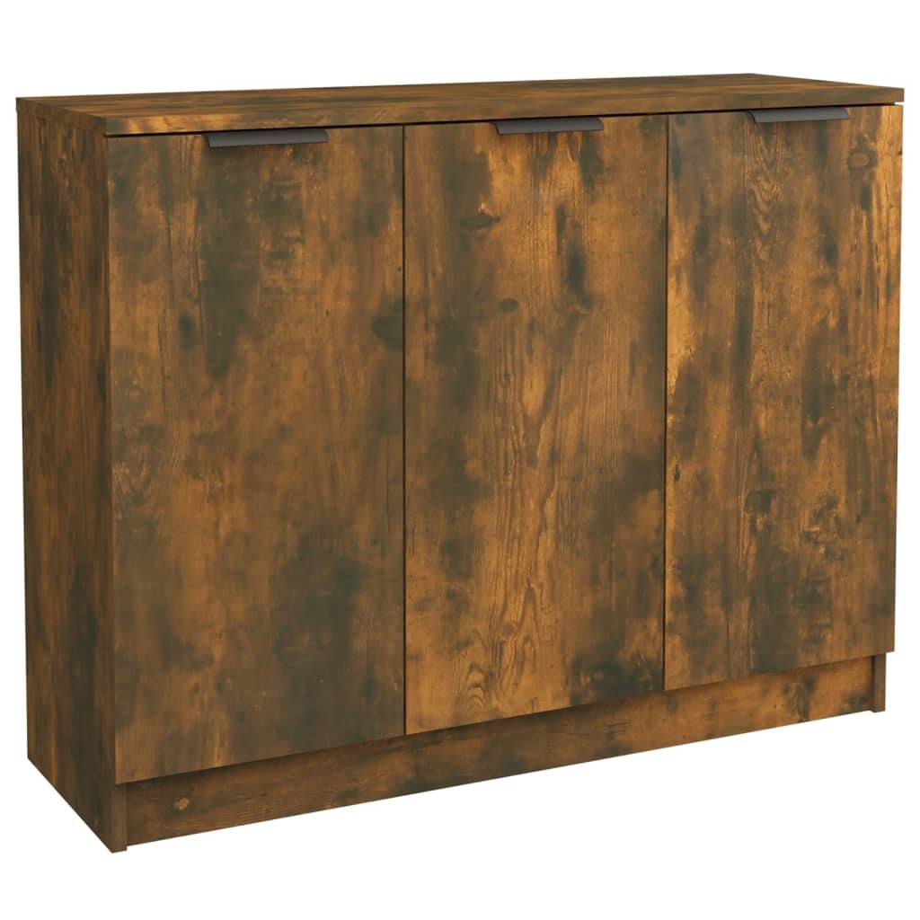 VidaXL Dressoir 90,5x30x70 cm bewerkt hout gerookt eikenkleurig