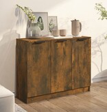 VidaXL Dressoir 90,5x30x70 cm bewerkt hout gerookt eikenkleurig