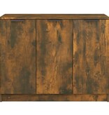 VidaXL Dressoir 90,5x30x70 cm bewerkt hout gerookt eikenkleurig