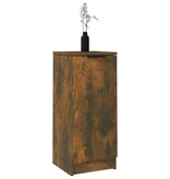 VidaXL Dressoirs 2 st 30x30x70 cm bewerkt hout gerookt eikenkleurig