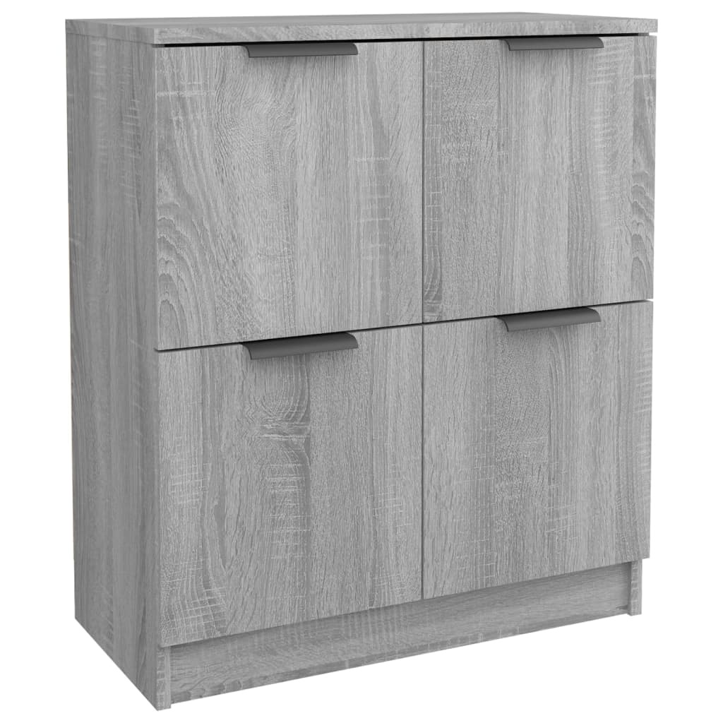VidaXL Dressoir 60x30x70 cm bewerkt hout grijs sonoma eikenkleurig