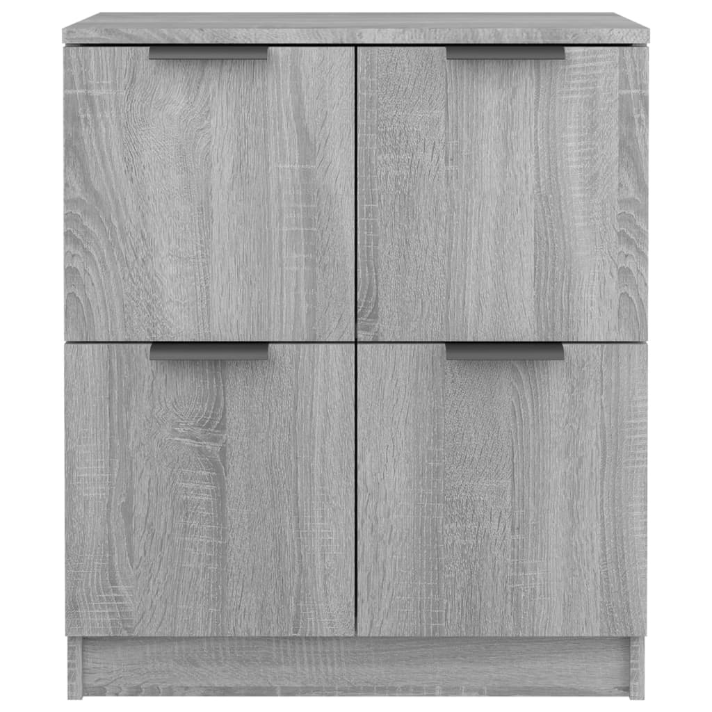 VidaXL Dressoir 60x30x70 cm bewerkt hout grijs sonoma eikenkleurig