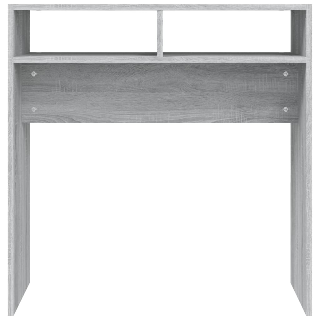 VidaXL Wandtafel 78x30x80 cm bewerkt hout grijs sonoma eikenkleurig