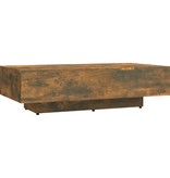 VidaXL Salontafel 115x60x31 cm bewerkt hout gerookt eikenkleurig