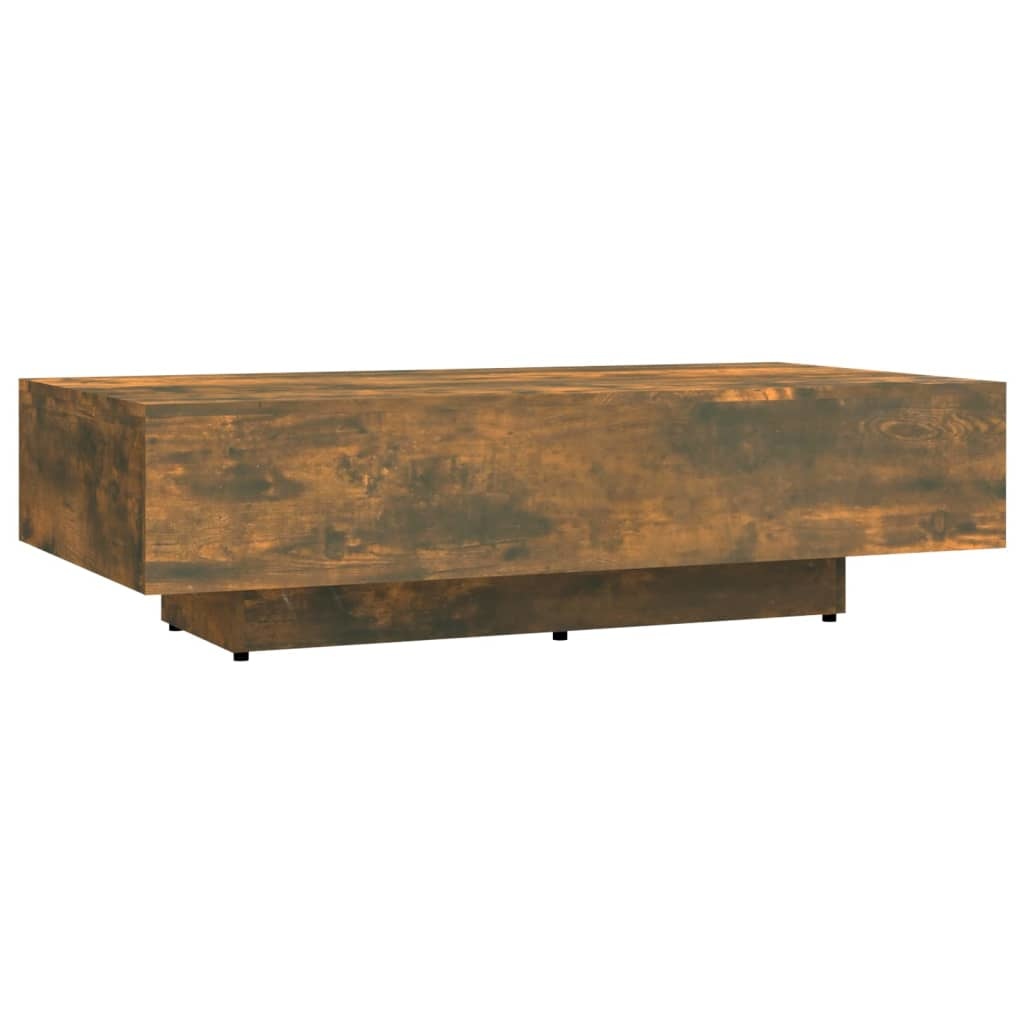 VidaXL Salontafel 115x60x31 cm bewerkt hout gerookt eikenkleurig