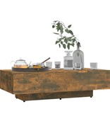 vidaXL Salontafel 115x60x31 cm bewerkt hout gerookt eikenkleurig