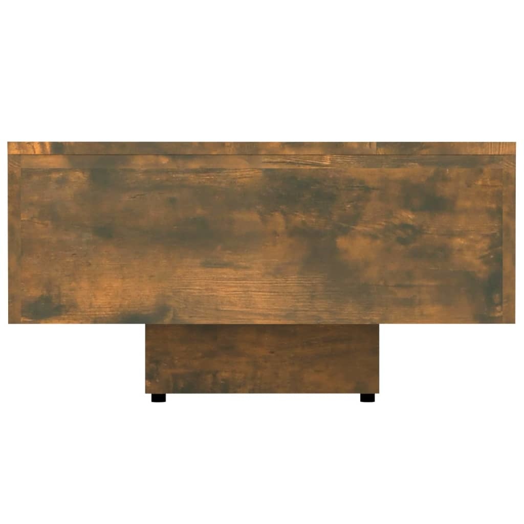 vidaXL Salontafel 115x60x31 cm bewerkt hout gerookt eikenkleurig