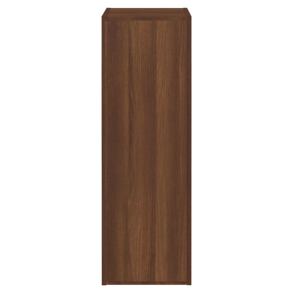 VidaXL Tv-meubelen 2 st 30,5x30x90 cm bewerkt hout bruineikenkleurig