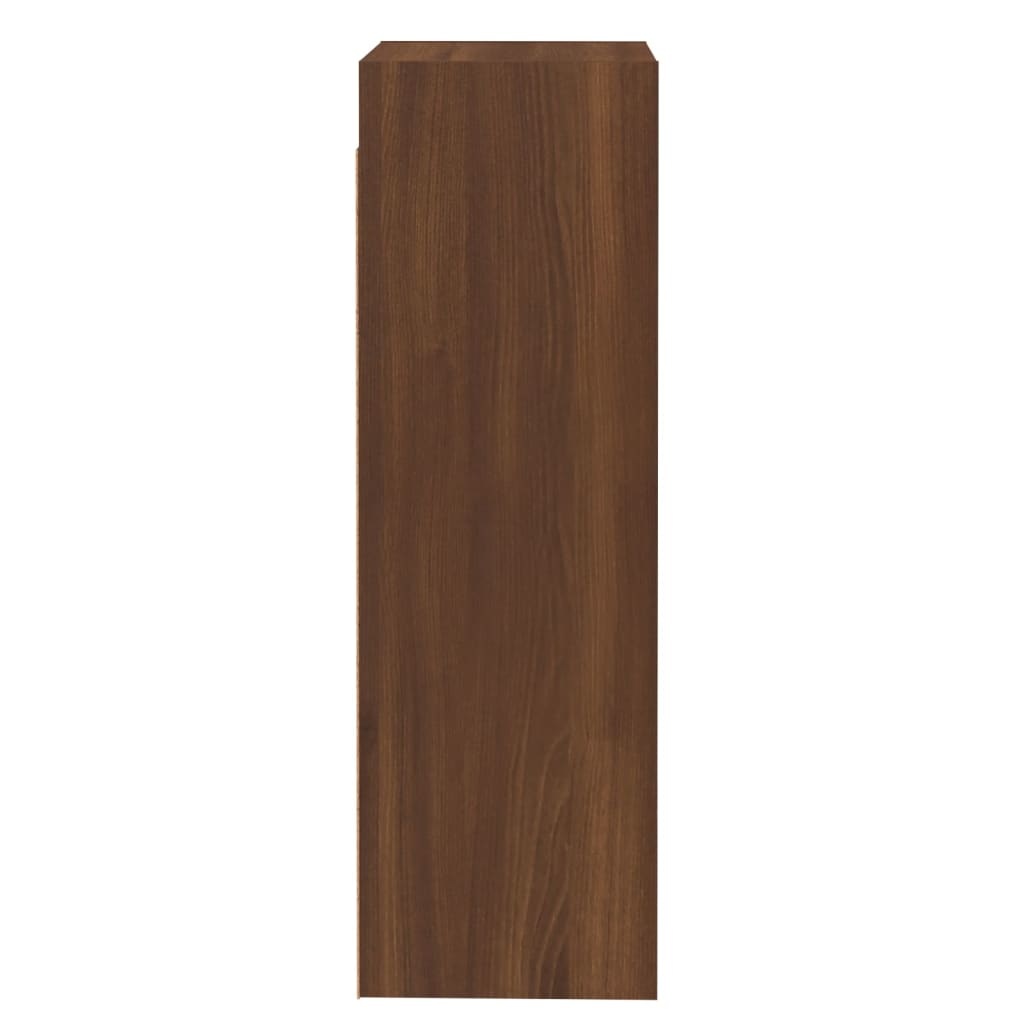 VidaXL Tv-meubelen 2 st 30,5x30x90 cm bewerkt hout bruineikenkleurig