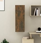 VidaXL Tv-meubel 30,5x30x90 cm bewerkt hout gerookt eikenkleurig
