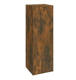 VidaXL Tv-meubel 30,5x30x90 cm bewerkt hout gerookt eikenkleurig