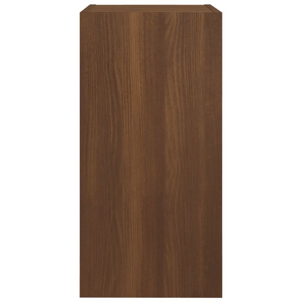 VidaXL Tv-meubelen 2 st 30,5x30x60 cm bewerkt hout bruineikenkleurig