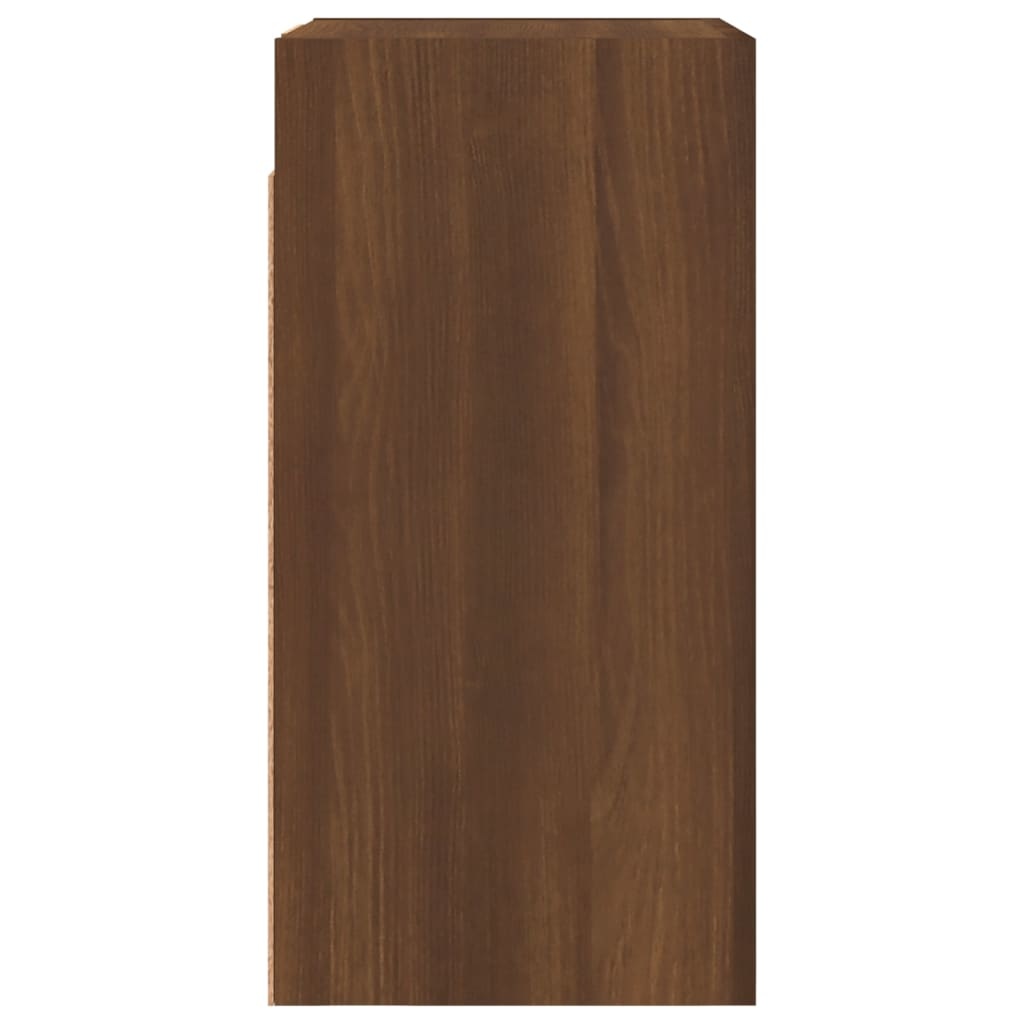 VidaXL Tv-meubelen 2 st 30,5x30x60 cm bewerkt hout bruineikenkleurig