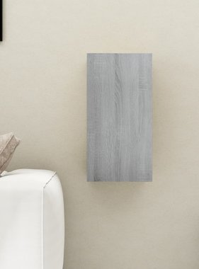 VidaXL Tv-meubel 30,5x30x60 cm bewerkt hout grijs sonoma eikenkleurig