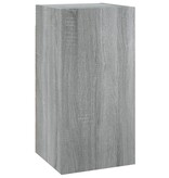 VidaXL Tv-meubel 30,5x30x60 cm bewerkt hout grijs sonoma eikenkleurig