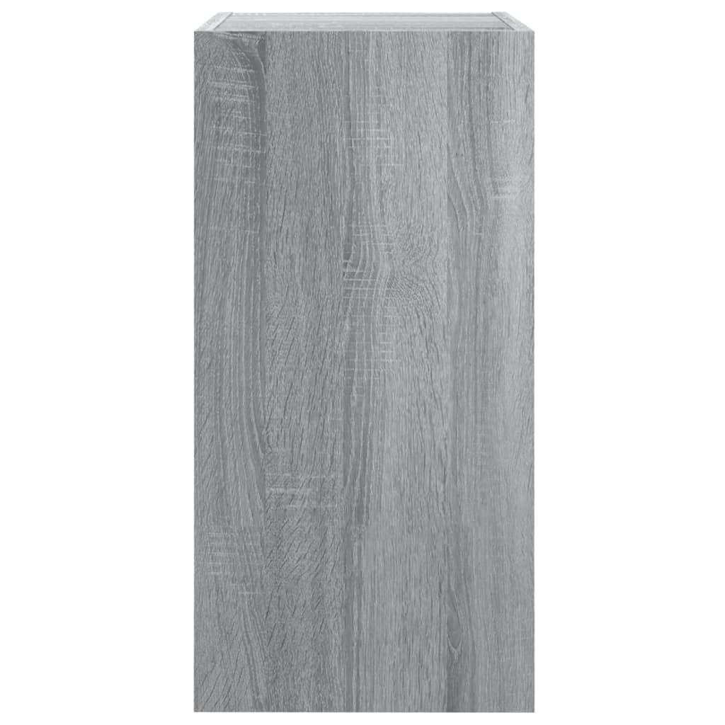 VidaXL Tv-meubel 30,5x30x60 cm bewerkt hout grijs sonoma eikenkleurig