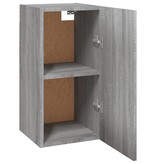 VidaXL Tv-meubel 30,5x30x60 cm bewerkt hout grijs sonoma eikenkleurig