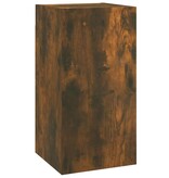 VidaXL Tv-meubel 30,5x30x60 cm bewerkt hout gerookt eikenkleurig