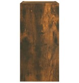 VidaXL Tv-meubel 30,5x30x60 cm bewerkt hout gerookt eikenkleurig