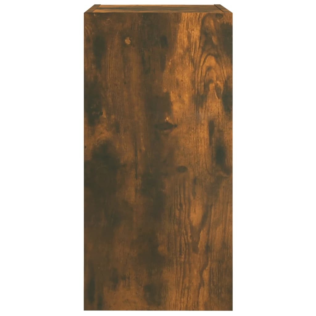 VidaXL Tv-meubel 30,5x30x60 cm bewerkt hout gerookt eikenkleurig