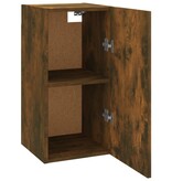 VidaXL Tv-meubel 30,5x30x60 cm bewerkt hout gerookt eikenkleurig