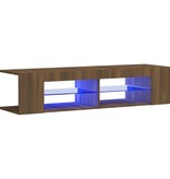VidaXL Tv-meubel met LED-verlichting 135x39x30 cm bruineikenkleurig