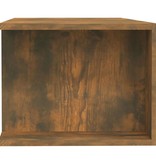 VidaXL Tv-meubel met LED-verlichting 135x39x30 cm gerookt eikenkleurig