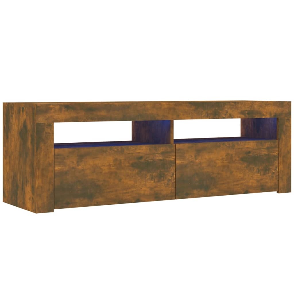 VidaXL Tv-meubel met LED-verlichting 120x35x40 cm sonoma eikenkleurig