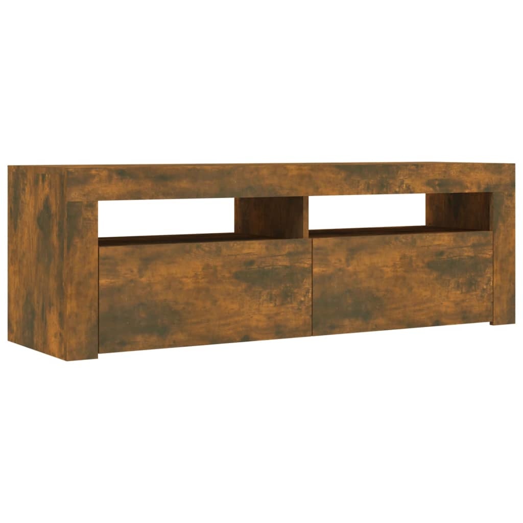 VidaXL Tv-meubel met LED-verlichting 120x35x40 cm sonoma eikenkleurig