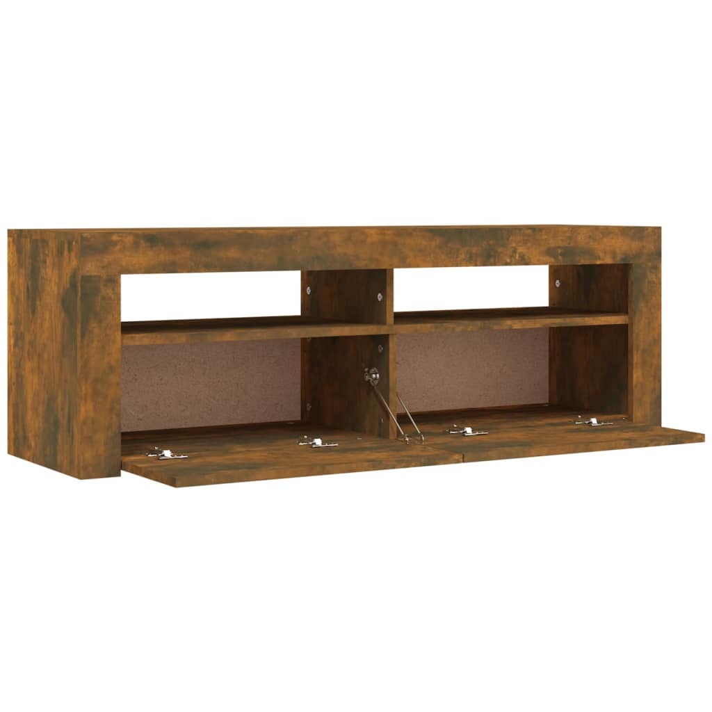 VidaXL Tv-meubel met LED-verlichting 120x35x40 cm sonoma eikenkleurig
