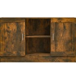 VidaXL Dressoir 120x30,5x70 cm bewerkt hout gerookt eikenkleurig