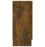 VidaXL Dressoir 120x30,5x70 cm bewerkt hout gerookt eikenkleurig