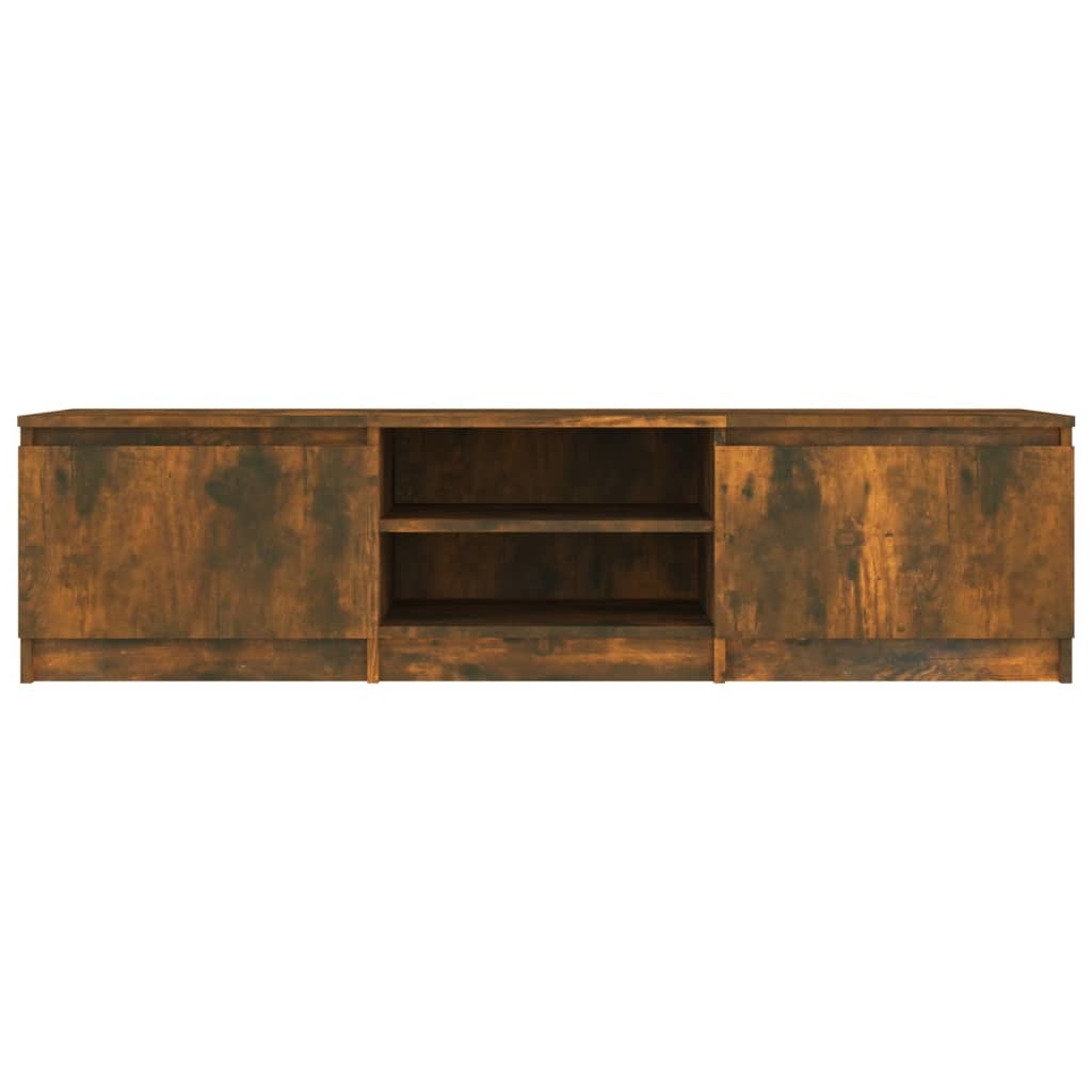 VidaXL Tv-meubel 140x40x35,5 cm bewerkt hout gerookt eikenkleurig