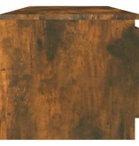VidaXL Tv-meubel 140x40x35,5 cm bewerkt hout gerookt eikenkleurig