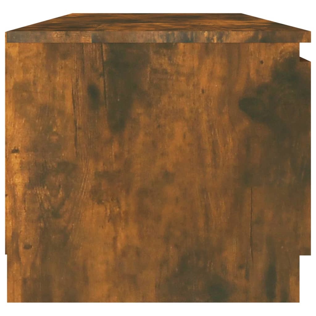 VidaXL Tv-meubel 140x40x35,5 cm bewerkt hout gerookt eikenkleurig