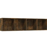 VidaXL Boekenkast/tv-meubel 143x30x36 cm bewerkt hout gerookt eiken