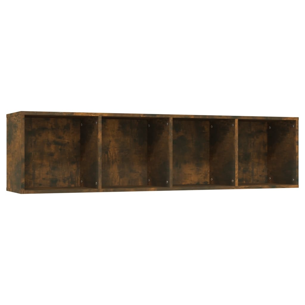 VidaXL Boekenkast/tv-meubel 143x30x36 cm bewerkt hout gerookt eiken