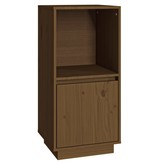 VidaXL Dressoir 38x35x80 cm massief grenenhout honingbruin
