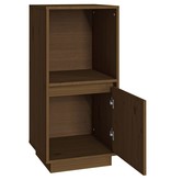 VidaXL Dressoir 38x35x80 cm massief grenenhout honingbruin