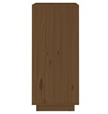 VidaXL Dressoir 38x35x80 cm massief grenenhout honingbruin