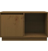 VidaXL Tv-meubel 74x35x44 cm massief grenenhout honingbruin