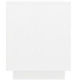 VidaXL Tv-meubel 74x35x44 cm massief grenenhout wit