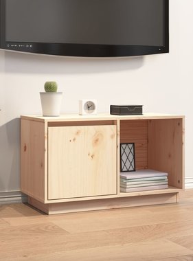 VidaXL Tv-meubel 74x35x44 cm massief grenenhout